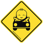 See-Thru Child On Board Sticker by Ethan & Emma